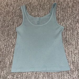 sea foam green crop top from pacsun